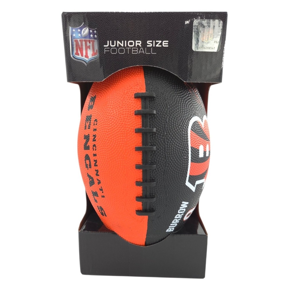 Cincinnati Bengals Football Junior Size Joe Burrow #9 Orange Black NFL NEW